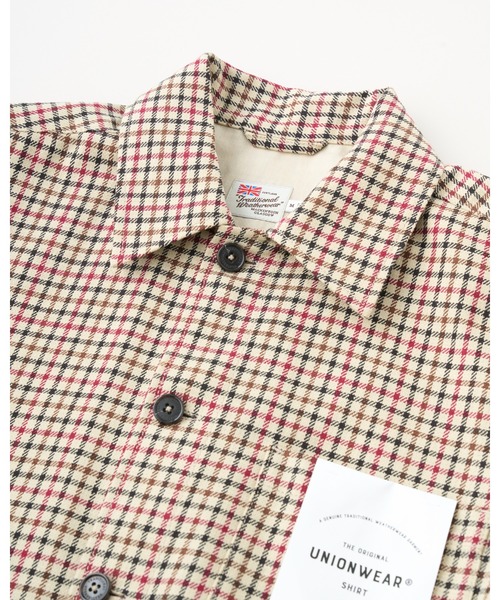 Traditional Weatherwear(トラディショナルウェザーウェア)の「SHIRT 001(Tシャツ/カットソー・メンズ・レッド系その他/ブラック系その他・M/S/L/XS)」の14枚目の写真