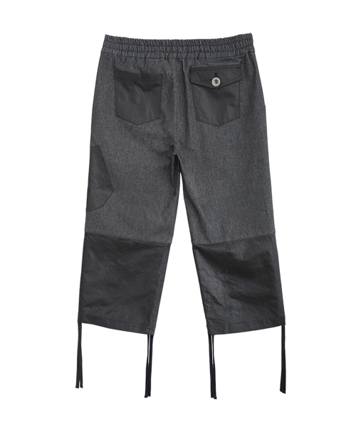 SOMSOC(ソムソック)の「DAZE MIXED DENIM CAPRI PANTS_BLACK(その他パンツ・レディース・その他・FREE)」の5枚目の写真