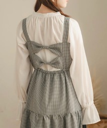 amr.（アムレ）の「ダブルバックリボンワンピース（ワンピース）」