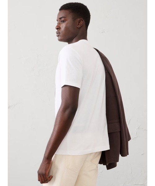 BANANA REPUBLIC FACTORY STORE(バナナリパブリック ファクトリーストア)の「BANANA REPUBLIC FACTORY STORE グラフィックTシャツ(Tシャツ/カットソー・メンズ・ホワイト・M/L/XL/S)」の4枚目の写真