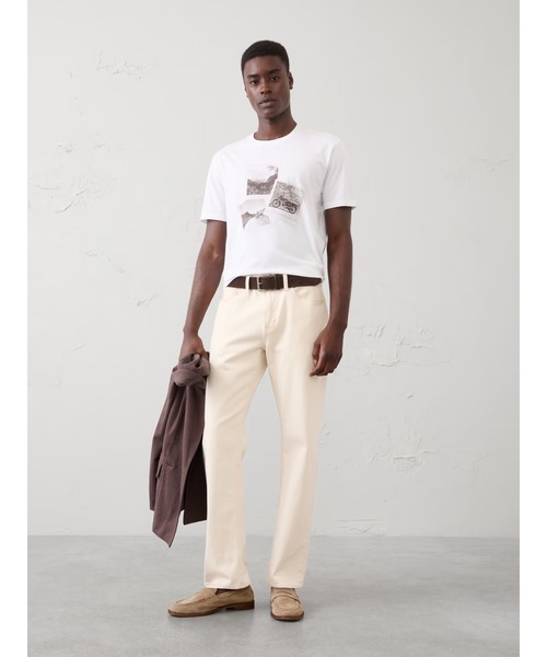 BANANA REPUBLIC FACTORY STORE(バナナリパブリック ファクトリーストア)の「BANANA REPUBLIC FACTORY STORE グラフィックTシャツ(Tシャツ/カットソー・メンズ・ホワイト・M/L/XL/S)」の5枚目の写真
