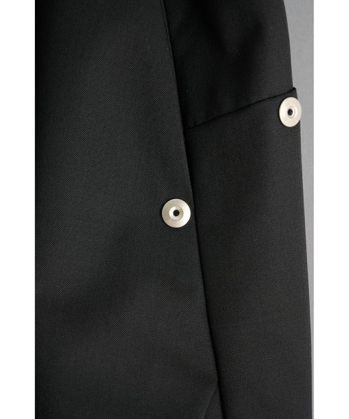 CONZ(コンズ)の「curve leg wide shorts/ショートパンツ/夏服/カーブシルエット/CONZ(スラックス・メンズ・ブラック/カーキ/グレー・3/2)」の17枚目の写真