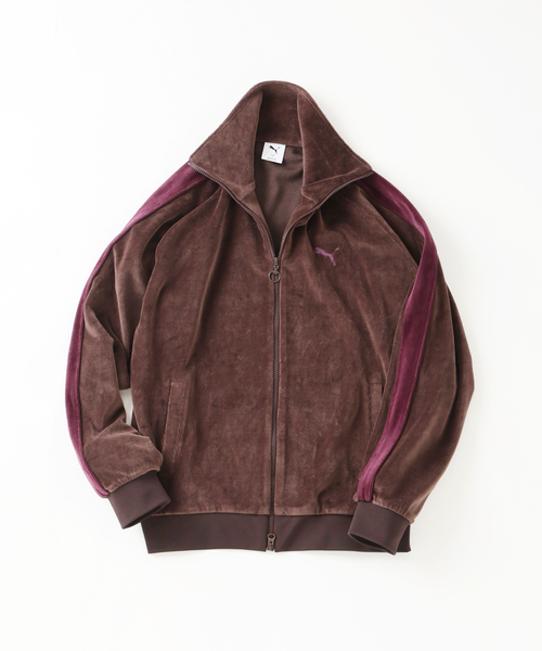 JOURNAL STANDARD relume(ジャーナルスタンダード レリューム)の「《追加》PUMA / プーマ 別注 ”T7” ベロア トラックジャケット(その他トップス・メンズ・ブラウン系その他/ネイビー/ブラウン・MEDIUM/LARGE)」の21枚目の写真
