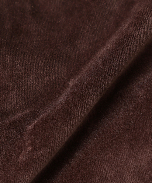 JOURNAL STANDARD relume(ジャーナルスタンダード レリューム)の「《追加》PUMA / プーマ 別注 ”T7” ベロア トラックジャケット(その他トップス・メンズ・ブラウン系その他/ネイビー/ブラウン・MEDIUM/LARGE)」の5枚目の写真