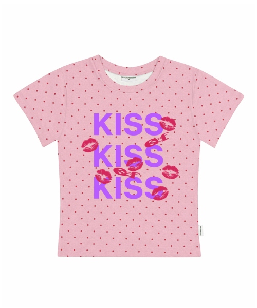 ESCAPEFROM(エスケープフロム)の「KISS KISS KISSプリントドットスリムフィット半袖Tシャツレモン(Tシャツ/カットソー・レディース・その他・MEDIUM)」の5枚目の写真