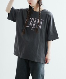 ロゴプリント ワイドTシャツ