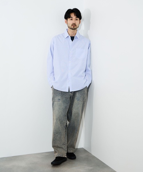 NAVY(ネイビー)の「【NAVY/ネイビー】マイデニ ペインターパンツ(デニムパンツ・メンズ・ブルー系1/ブルー系2/ブラック/ネイビー・S/M/L/XL)」の11枚目の写真