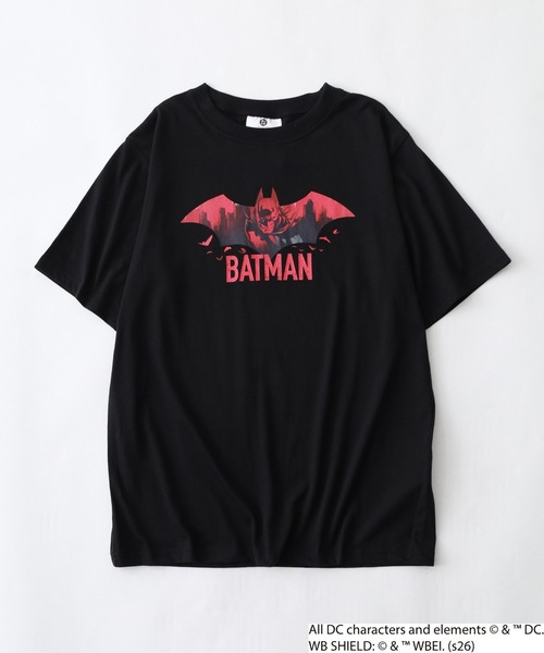 FUNALIVE(ファンアライブ)の「スーパーマン/バットマン プリント Tシャツ 半袖(Tシャツ/カットソー・メンズ・ブラック系2/ブラック系1/ブラック系3/ブラック系4・M/LL/L)」の5枚目の写真