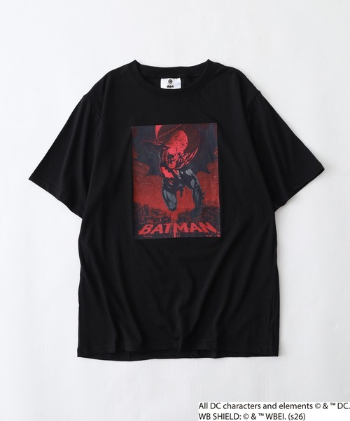 FUNALIVE(ファンアライブ)の「スーパーマン/バットマン プリント Tシャツ 半袖(Tシャツ/カットソー・メンズ・ブラック系2/ブラック系1/ブラック系3/ブラック系4・M/LL/L)」の7枚目の写真