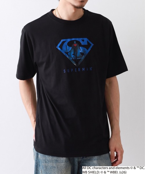FUNALIVE(ファンアライブ)の「スーパーマン/バットマン プリント Tシャツ 半袖(Tシャツ/カットソー・メンズ・ブラック系2/ブラック系1/ブラック系3/ブラック系4・M/LL/L)」の15枚目の写真