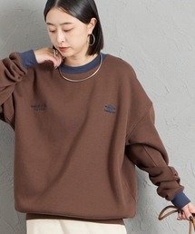 【WEB先行予約】[UMBRO/アンブロ] 別注 ワンポイントロゴ刺繍 クルーネックスウェット