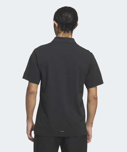 adidas（アディダス）の「プレミアム レギュラーフィット ポロシャツ / アディダス adidas（ポロシャツ・メンズ・ブラック・XX-LARGE/3XL/LARGE/MEDIUM/SMALL/X-LARGE）」の2枚目の写真