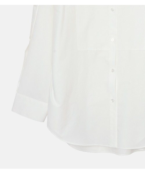LE CIEL BLEU(ルシェルブルー)の「コンバーチブルスリーブシャツ / Convertible Sleeve Shirt(シャツ/ブラウス・レディース・パープル/オフホワイト/マルチ・36)」の5枚目の写真