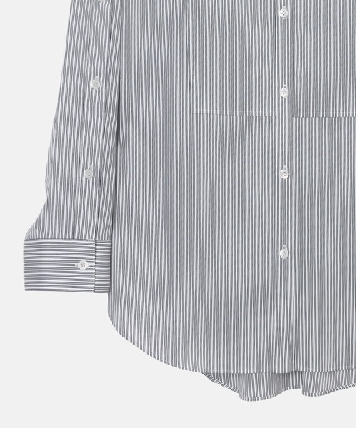 LE CIEL BLEU(ルシェルブルー)の「コンバーチブルスリーブシャツ / Convertible Sleeve Shirt(シャツ/ブラウス・レディース・パープル/オフホワイト/マルチ・36)」の16枚目の写真