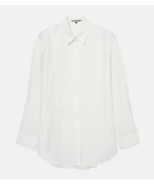 LE CIEL BLEU(ルシェルブルー)の「コンバーチブルスリーブシャツ / Convertible Sleeve Shirt(シャツ/ブラウス・レディース・パープル/オフホワイト/マルチ・36)」の19枚目の写真