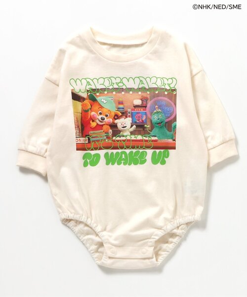 BREEZE(ブリーズ)の「【リンク】The Wakey Show ボディオール(ロンパース・キッズ・イエロー/オフホワイト・80/70)」の4枚目の写真