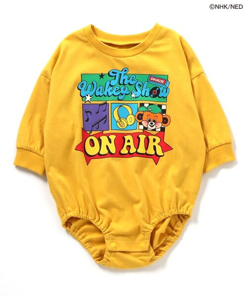 BREEZE(ブリーズ)の「【リンク】The Wakey Show ボディオール(ロンパース・キッズ・イエロー/オフホワイト・80/70)」の6枚目の写真
