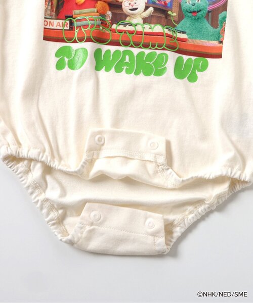BREEZE(ブリーズ)の「【リンク】The Wakey Show ボディオール(ロンパース・キッズ・イエロー/オフホワイト・80/70)」の10枚目の写真