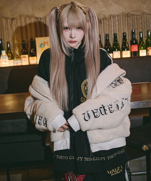 GALFY(ガルフィー)の「GALFY-おしゃぶりヤリラファーブルゾン(ブルゾン・メンズ・ホワイト/ブラック/ベージュ・L/XL)」の9枚目の写真
