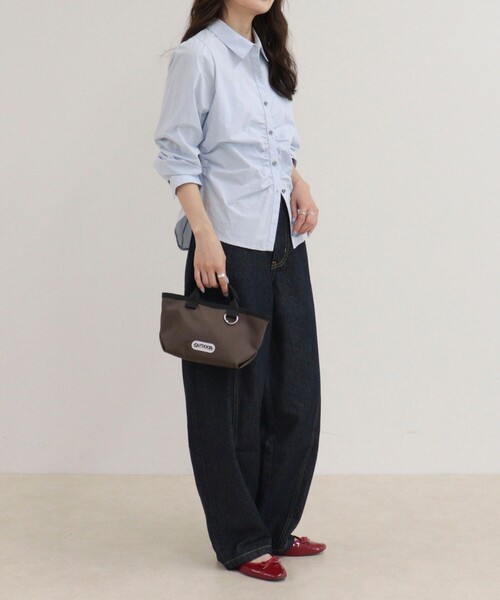 fredy emue(フレディエミュ)の「【WEB限定カラーあり】フロントギャザーコンパクトシャツ(シャツ/ブラウス・レディース・サックスブルー/キャメル/ブラウン系その他/ブラック系その他/ブルー系その他・38)」の17枚目の写真