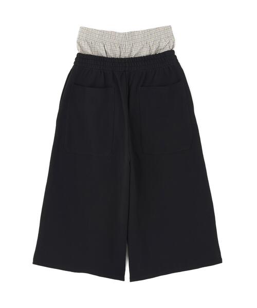 L.H.P(エルエイチピー)の「DeEVA/ディーヴァ/Layered Shorts(スウェットパンツ・レディース・ブラック/グレー・F)」の3枚目の写真