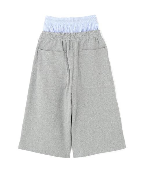 L.H.P(エルエイチピー)の「DeEVA/ディーヴァ/Layered Shorts(スウェットパンツ・レディース・ブラック/グレー・F)」の6枚目の写真