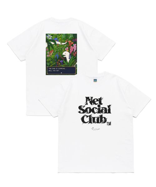 NET SOCIAL CLUB(ネットソーシャルクラブ)の「終末の蛇アドベンチャーログ半袖Tシャツ (ホワイト)(Tシャツ/カットソー・レディース・その他・LARGE/X-LARGE/SMALL/MEDIUM)」の1枚目の写真
