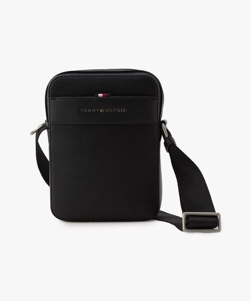 TOMMY HILFIGER(トミーヒルフィガー)の「セントラルミニリポーターバッグ(ボディバッグ/ウエストポーチ・メンズ・ブラック・FREE)」の2枚目の写真