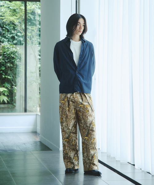 JOURNAL STANDARD（ジャーナルスタンダード）の「カモ柄 キャンバス ベルテッド パンツ（その他パンツ・メンズ・ベージュ・MEDIUM/LARGE）」の3枚目の写真