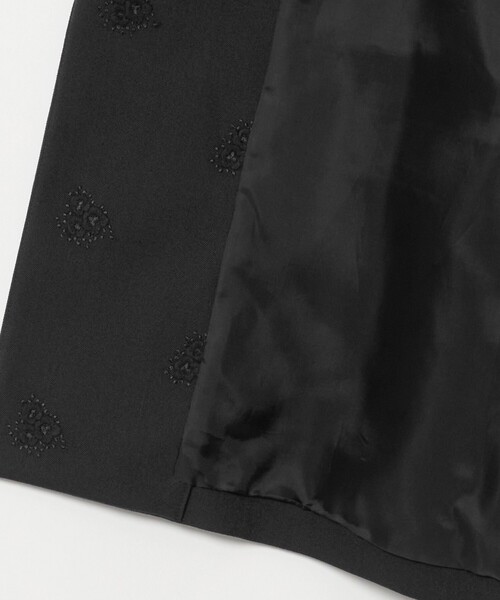 UNITED ARROWS（ユナイテッドアローズ）の「フラワー ジャガード バックフレア ジャケット（テーラードジャケット・レディース・ブラック/グレー系・38/36）」の11枚目の写真
