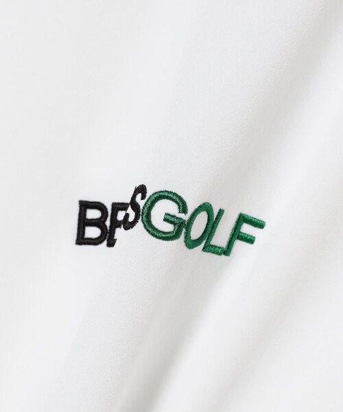 BEAMS GOLF(ビームスゴルフ)の「ORANGE LABEL / USシリーズ SQR 肩ジップ モックネックシャツ(UVカット)(スウェット・メンズ・ネイビー/ブラック/ホワイト・S/M/L/XL)」の5枚目の写真