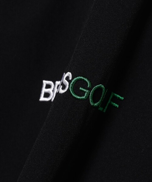 BEAMS GOLF(ビームスゴルフ)の「ORANGE LABEL / USシリーズ SQR 肩ジップ モックネックシャツ(UVカット)(スウェット・メンズ・ネイビー/ブラック/ホワイト・S/M/L/XL)」の7枚目の写真