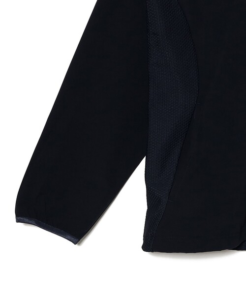 BEAMS GOLF(ビームスゴルフ)の「ORANGE LABEL / USシリーズ SQR 肩ジップ モックネックシャツ(UVカット)(スウェット・メンズ・ネイビー/ブラック/ホワイト・S/M/L/XL)」の10枚目の写真