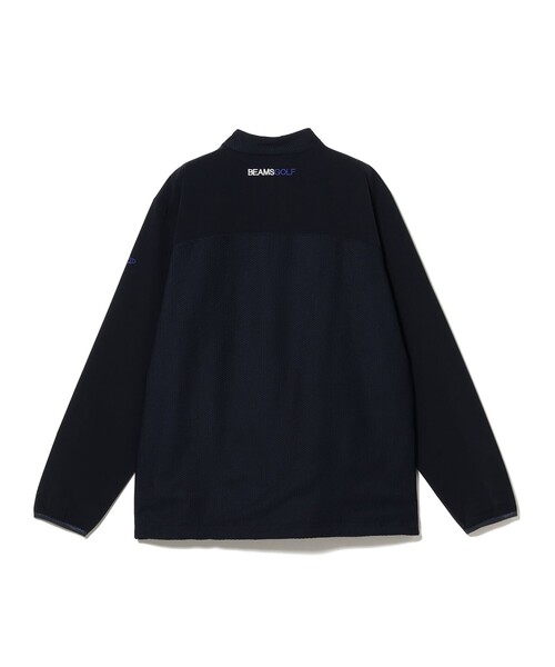 BEAMS GOLF(ビームスゴルフ)の「ORANGE LABEL / USシリーズ SQR 肩ジップ モックネックシャツ(UVカット)(スウェット・メンズ・ネイビー/ブラック/ホワイト・S/M/L/XL)」の13枚目の写真