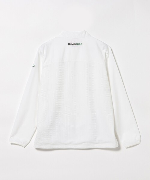 BEAMS GOLF(ビームスゴルフ)の「ORANGE LABEL / USシリーズ SQR 肩ジップ モックネックシャツ(UVカット)(スウェット・メンズ・ネイビー/ブラック/ホワイト・S/M/L/XL)」の17枚目の写真