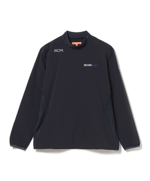 BEAMS GOLF(ビームスゴルフ)の「ORANGE LABEL / USシリーズ SQR 肩ジップ モックネックシャツ(UVカット)(スウェット・メンズ・ネイビー/ブラック/ホワイト・S/M/L/XL)」の22枚目の写真