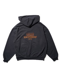 68&BROTHERS / HE LOGO ZIP UP HOODIE