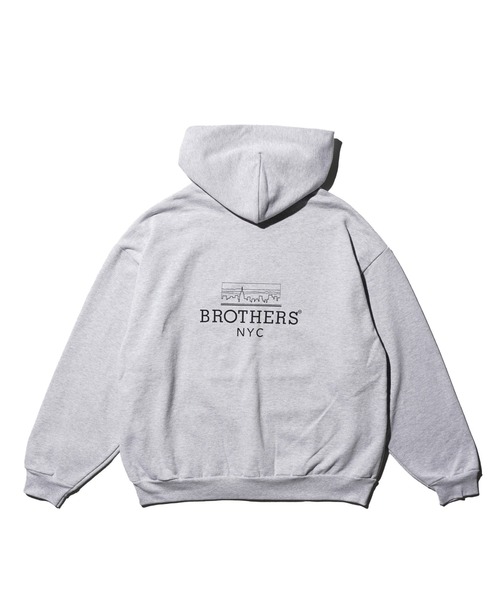 68&brothers(シックスティエイトアンドブラザーズ)の「68&BROTHERS / HE LOGO ZIP UP HOODIE(パーカー・メンズ・ライトグレー/ブラック/ネイビー・MEDIUM/LARGE/X-LARGE)」の20枚目の写真