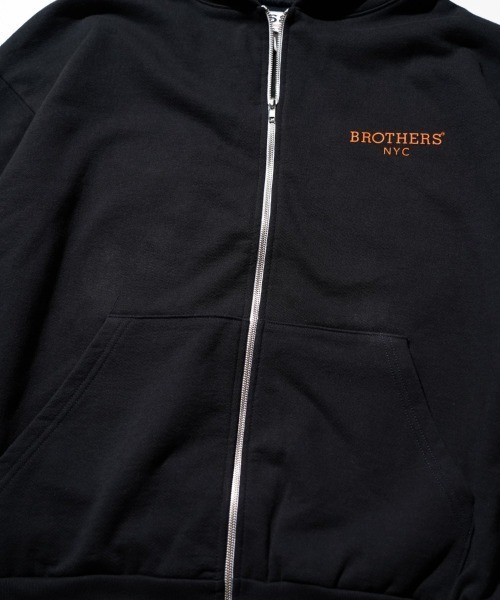 68&brothers(シックスティエイトアンドブラザーズ)の「68&BROTHERS / HE LOGO ZIP UP HOODIE(パーカー・メンズ・ライトグレー/ブラック/ネイビー・MEDIUM/LARGE/X-LARGE)」の11枚目の写真