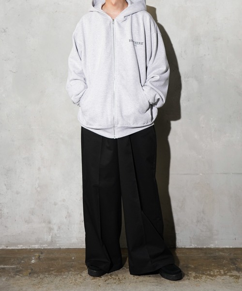 68&brothers(シックスティエイトアンドブラザーズ)の「68&BROTHERS / HE LOGO ZIP UP HOODIE(パーカー・メンズ・ライトグレー/ブラック/ネイビー・MEDIUM/LARGE/X-LARGE)」の18枚目の写真