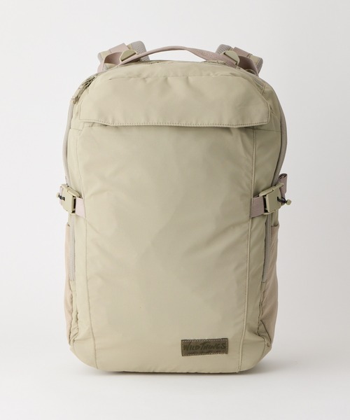 WILD THINGS（ワイルドシングス）の「【WILD THINGS】METROPOLIS BACK PACK M（バックパック/リュック・レディース・ブラック/ベージュ・ONE SIZE）」の2枚目の写真