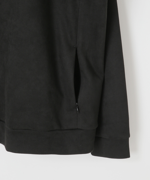 B.C STOCK（ベーセーストック）の「Suede Double knit プルオーバー（Tシャツ/カットソー・メンズ・ブルー系その他/アイボリー/チャコールグレー/ブラック・LARGE/MEDIUM）」の9枚目の写真