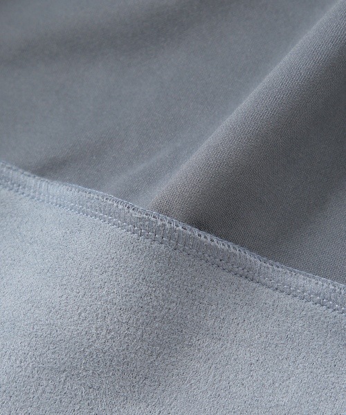 B.C STOCK（ベーセーストック）の「Suede Double knit プルオーバー（Tシャツ/カットソー・メンズ・ブルー系その他/アイボリー/チャコールグレー/ブラック・LARGE/MEDIUM）」の20枚目の写真