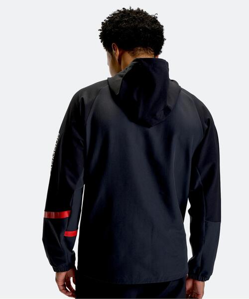 UNDER ARMOUR（アンダーアーマー）の「UAブラッシュドウーブン ジャケット（トレーニング/メンズ）（その他アウター・メンズ・ブラック・3XL/L/S/XL/M/2XL）」の2枚目の写真