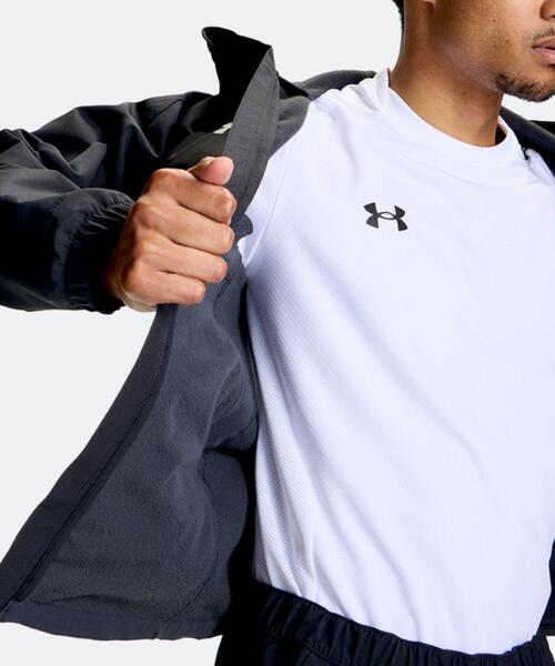 UNDER ARMOUR（アンダーアーマー）の「UAブラッシュドウーブン ジャケット（トレーニング/メンズ）（その他アウター・メンズ・ブラック・3XL/L/S/XL/M/2XL）」の5枚目の写真
