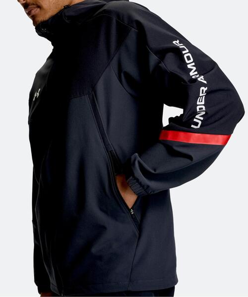 UNDER ARMOUR（アンダーアーマー）の「UAブラッシュドウーブン ジャケット（トレーニング/メンズ）（その他アウター・メンズ・ブラック・3XL/L/S/XL/M/2XL）」の6枚目の写真