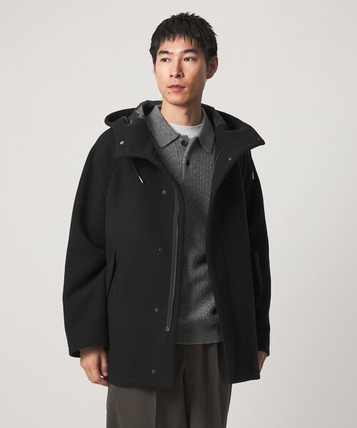 green label relaxing(グリーンレーベルリラクシング)の「SENTDALE WOOL フード コート(その他アウター・メンズ・ブラック/ネイビー・S/M/L/XL)」の1枚目の写真