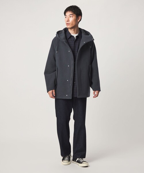 green label relaxing(グリーンレーベルリラクシング)の「SENTDALE WOOL フード コート(その他アウター・メンズ・ブラック/ネイビー・S/M/L/XL)」の15枚目の写真