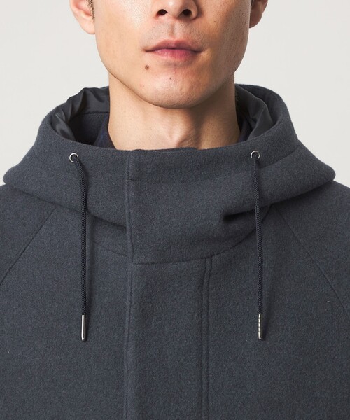 green label relaxing(グリーンレーベルリラクシング)の「SENTDALE WOOL フード コート(その他アウター・メンズ・ブラック/ネイビー・S/M/L/XL)」の12枚目の写真