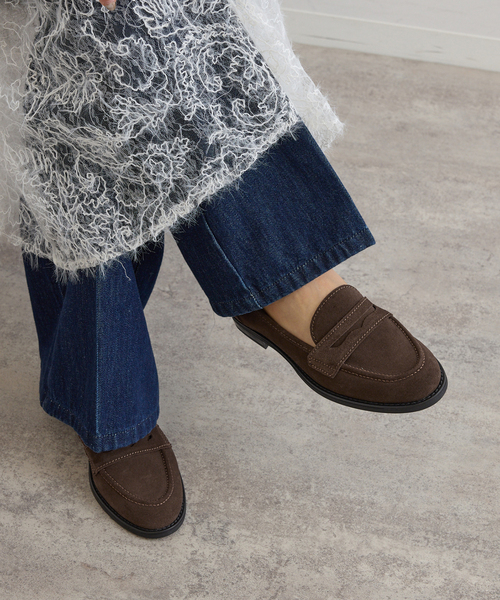 U by SPICK&SPAN（ユーバイスピックアンドスパン）の「ENESS/エネス レザーローファー（ローファー・レディース・ブラック/ブラウン・36/37/38）」の4枚目の写真